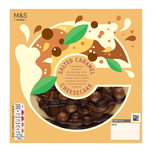 M&S Salted Caramel Cheesecake thumbnail 2