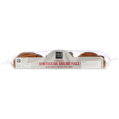 M&S Handcrafted Mini Cocktail Sausage Rolls