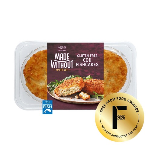 M&S Made Without 2 Cod Fishcakes