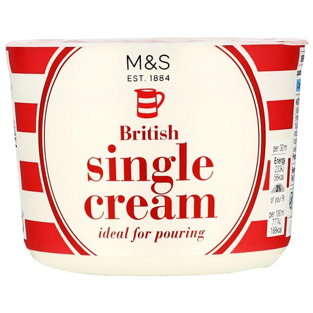 M&S British Single Cream