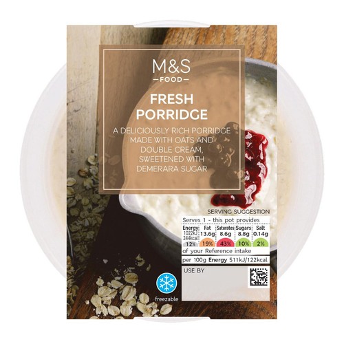 M&S Fresh Porridge thumbnail 2