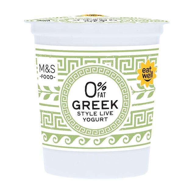 M&S Greek Style Live Yogurt 0% Fat