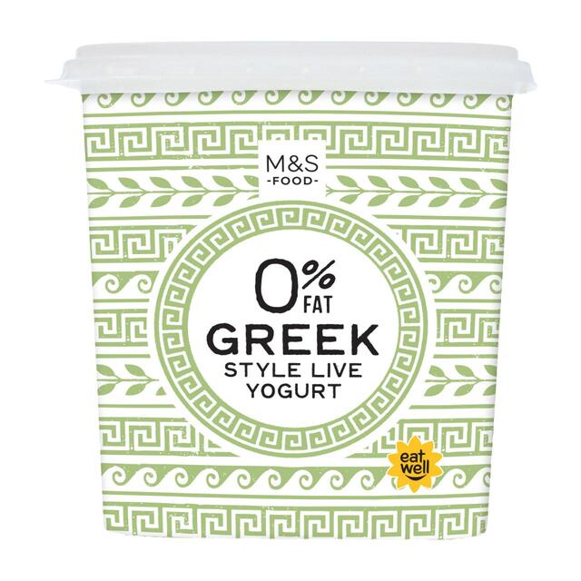 M&S Greek Style Live Yogurt 0% Fat