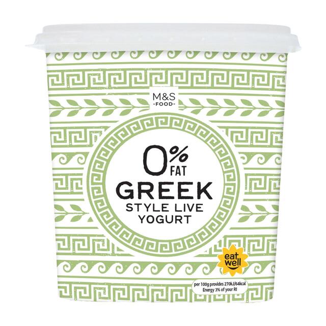 M&S Greek Style Live Yogurt 0% Fat thumbnail 2