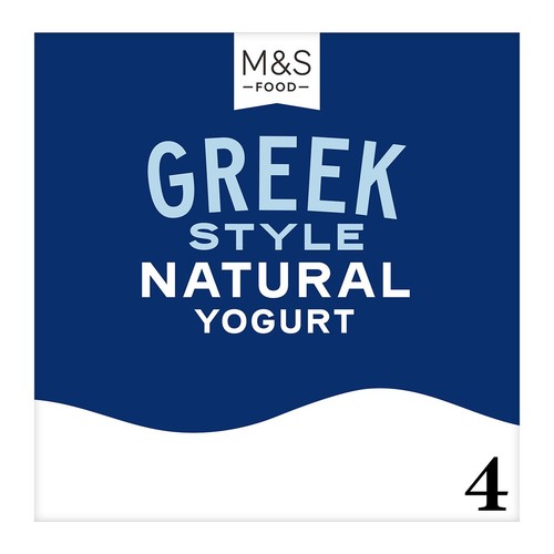 M&S Greek Style Live Yogurts