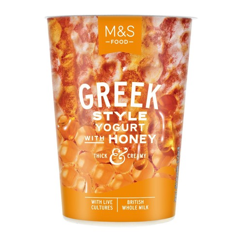 M&S Greek Style Live Yogurt With Honey thumbnail 2