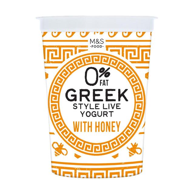 M&S Greek Style Live Yogurt with Honey 0% Fat thumbnail 2