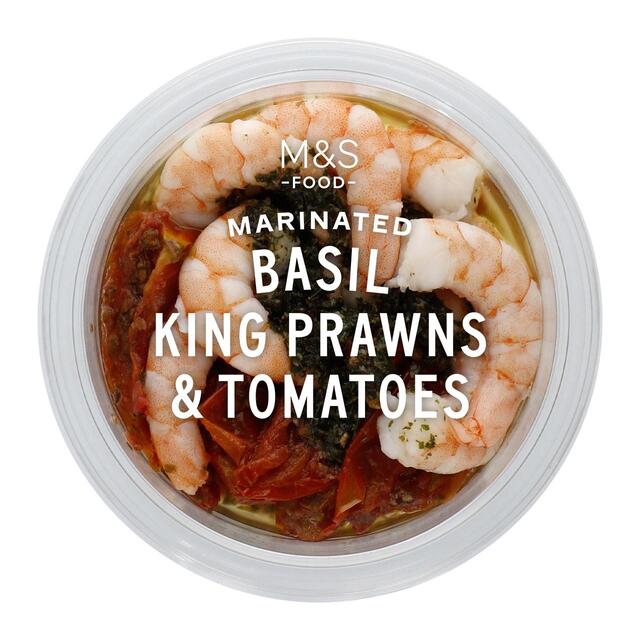 M&S Marinated King Prawns with Dried Tomatoes & Basil