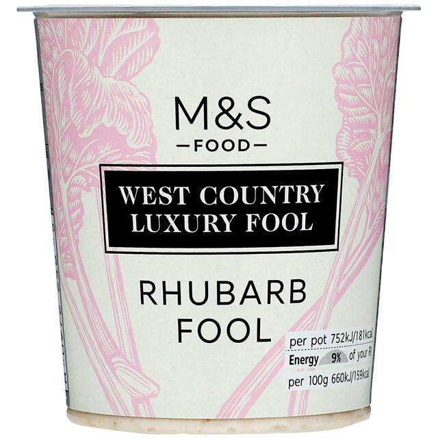 M&S West Country Luxury Rhubarb Fool