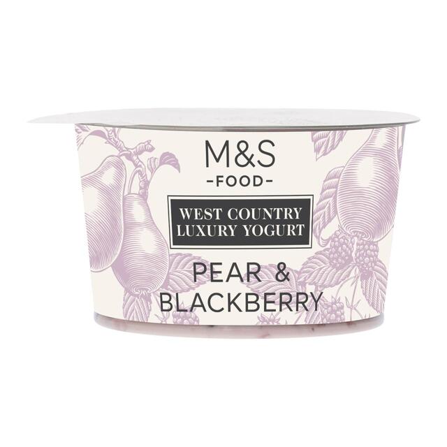 M&S West Country Luxury Yogurt Pear & Blackberry