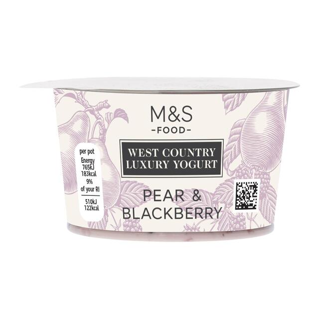 M&S West Country Luxury Yogurt Pear & Blackberry thumbnail 2