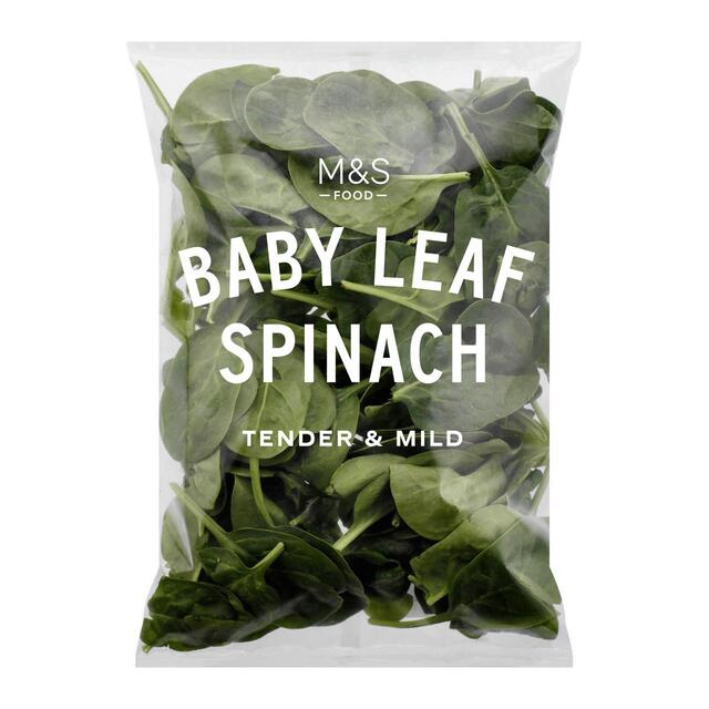 M&S Spinach Washed & Ready to Eat