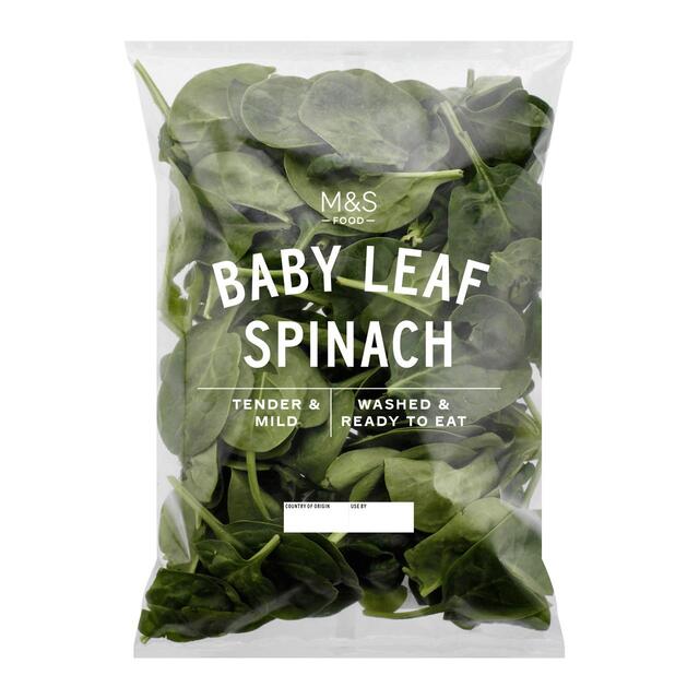 M&S Spinach Washed & Ready to Eat thumbnail 2