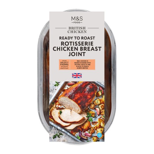 M&S British Ready To Cook Rotisserie Chicken Joint & Marinade