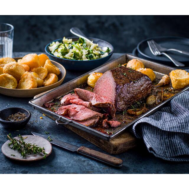 M&S Select Farms British Basted Beef Joint Boneless thumbnail 4