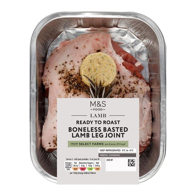 M&S Select Farms Boneless Basted Lamb Leg Joint thumbnail 2