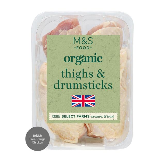 M&S Organic Free Range Chicken Thighs & Drumsticks