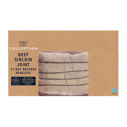 M&S Select Farms British Beef Sirloin Joint