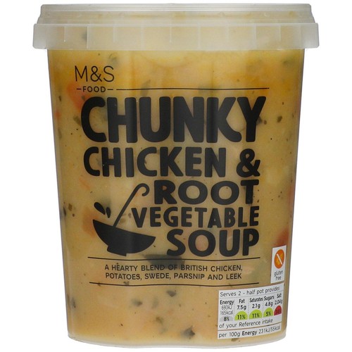 M&S Chunky Chicken & Root Vegetable Soup thumbnail 2