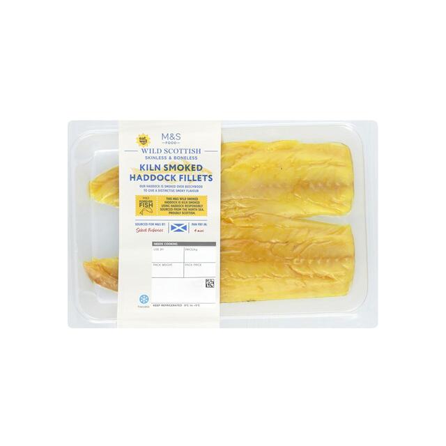 M&S Scottish Smoked Haddock Fillets Skinless & Boneless