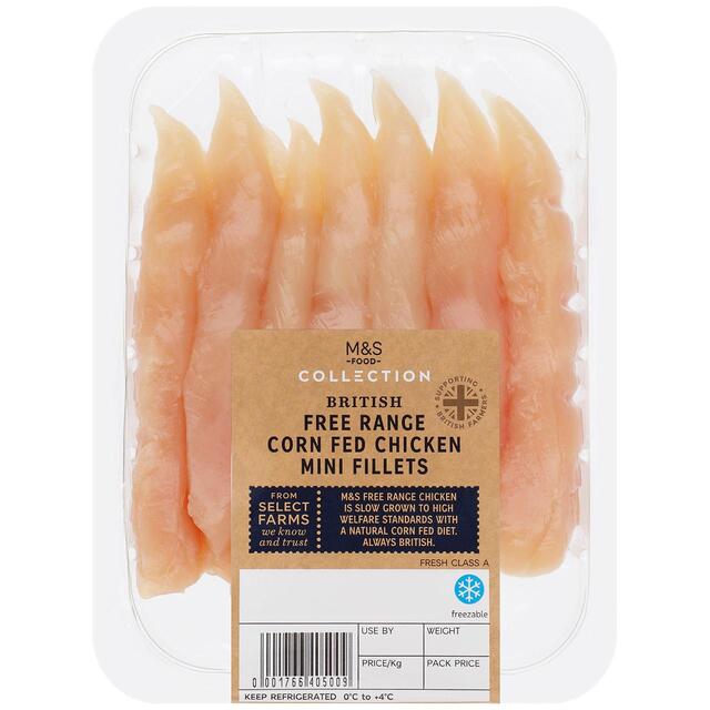 M&S Select Farms British Free Range Corn Fed Mini Chicken Fillets