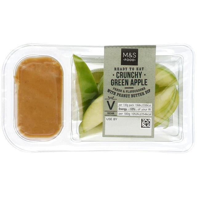 M&S Apple Slices & Peanut Butter Dip