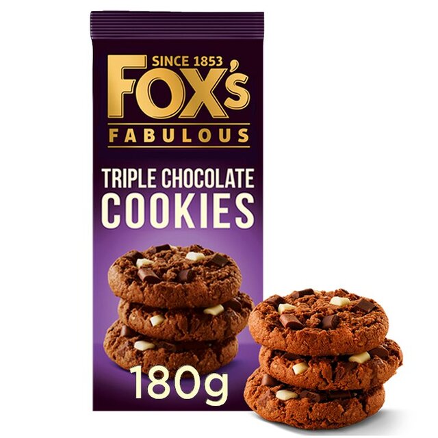 Fox's  Biscuits Triple Chocolate Chunkie Cookie