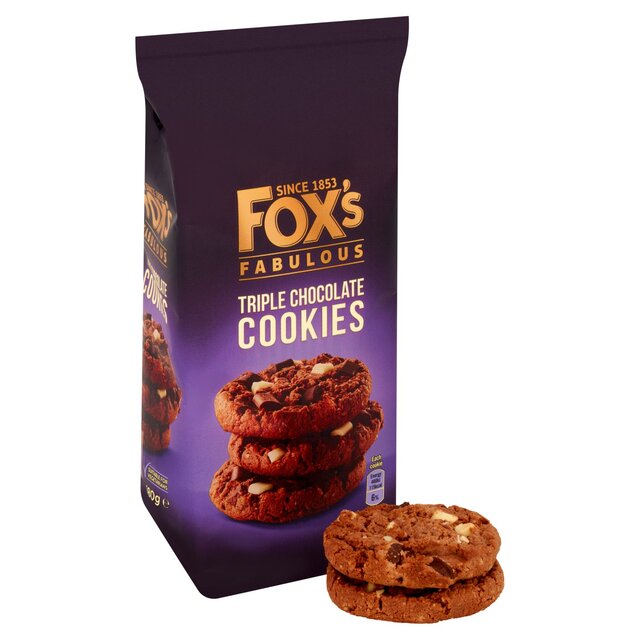 Fox's  Biscuits Triple Chocolate Chunkie Cookie thumbnail 2