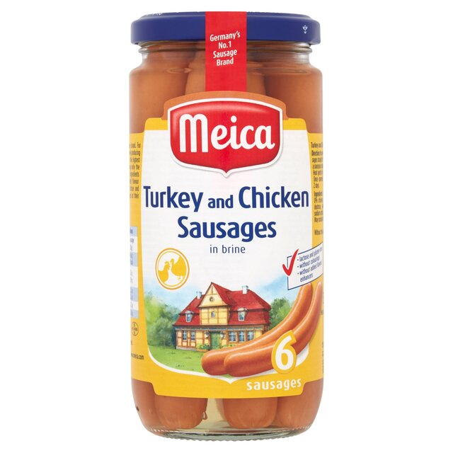 Meica Turkey & Chicken Hot Dog Sausages thumbnail 2
