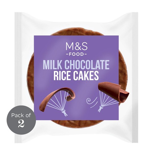 M&S Belgian Milk Chocolate Rice Cakes
