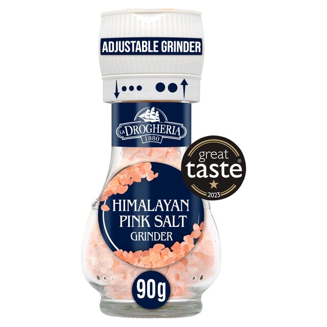 La Drogheria Pink Himalayan Salt Mill Adjustable Grinder