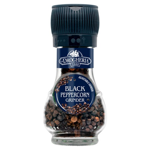 La Drogheria Black Pepper Corn Mill Adjustable Grinder thumbnail 2