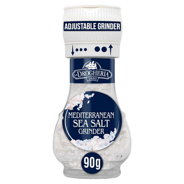 La Drogheria Mediterranean Sea Salt Mill Adjustable Grinder thumbnail 3