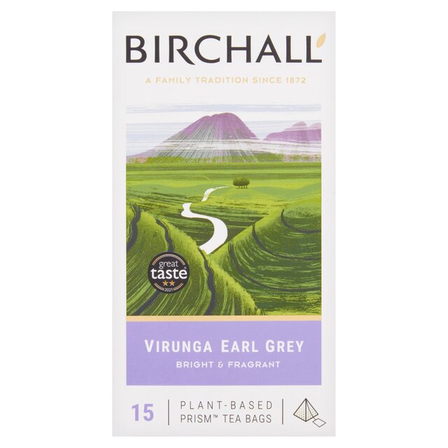 Birchall Virunga Earl Grey - 15 Prism Tea Bags thumbnail 2