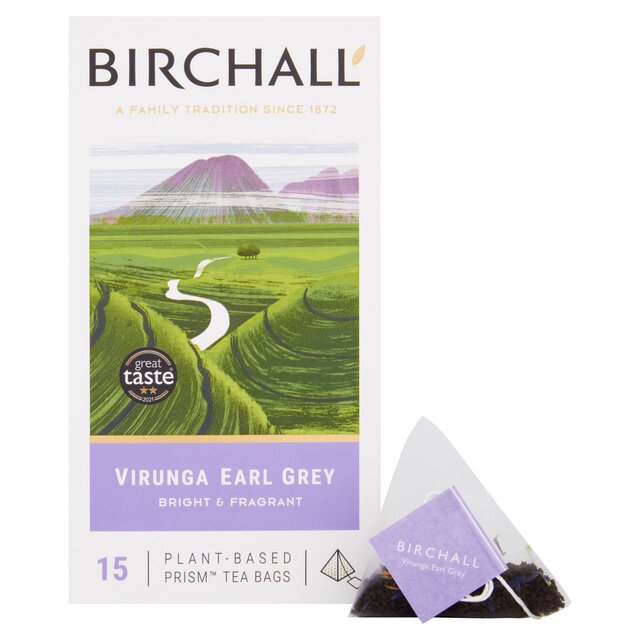 Birchall Virunga Earl Grey - 15 Prism Tea Bags thumbnail 3