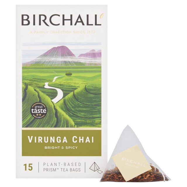Birchall Virunga Chai - 15 Prism Tea Bags thumbnail 2