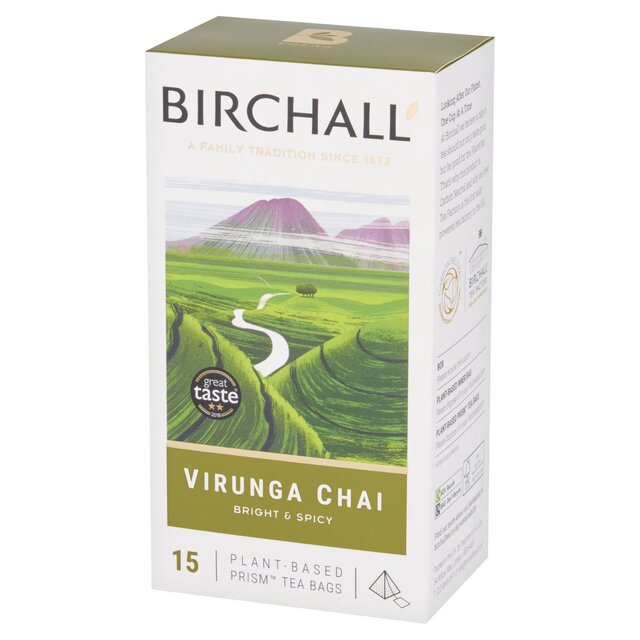 Birchall Virunga Chai - 15 Prism Tea Bags thumbnail 5