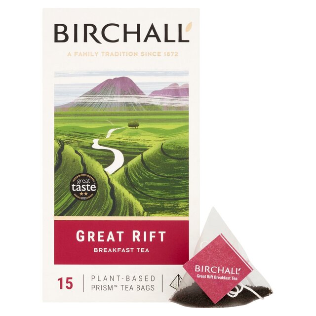 Birchall Great Rift Breakfast Blend - 15 Prism Tea Bags thumbnail 2
