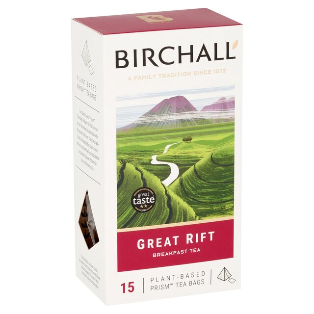 Birchall Great Rift Breakfast Blend - 15 Prism Tea Bags thumbnail 6