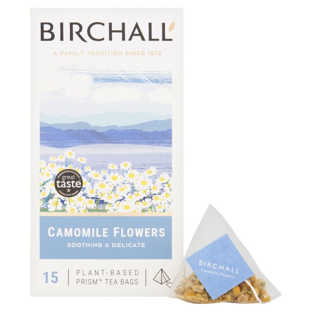 Birchall Camomile Flowers Tea Bags thumbnail 2