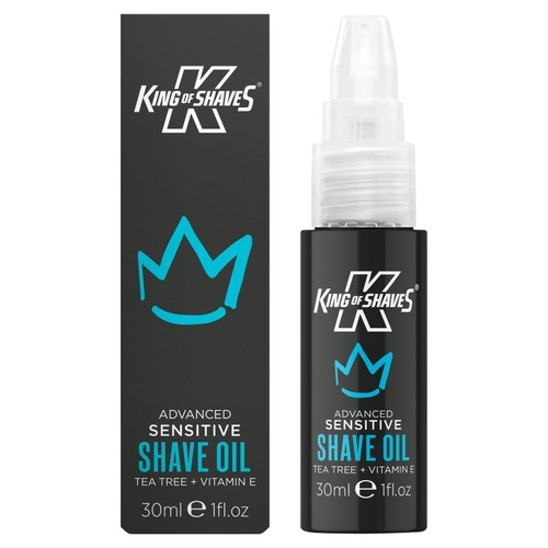 King of Shaves Shave Oil Refillable Bottle Sensitive Advanced