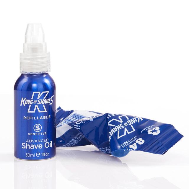 King of Shaves Shave Oil Refillable Bottle Sensitive Advanced thumbnail 5