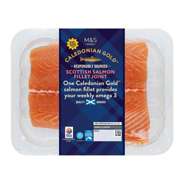 M&S Scottish Salmon Fillet Joint Skin On thumbnail 2