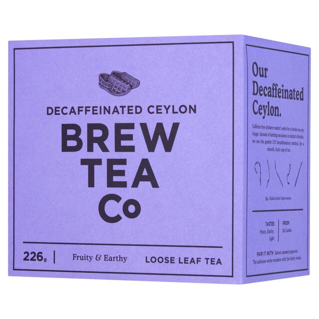 Brew Tea Co CO2 Decaffeinated Tea Loose Leaf Tea