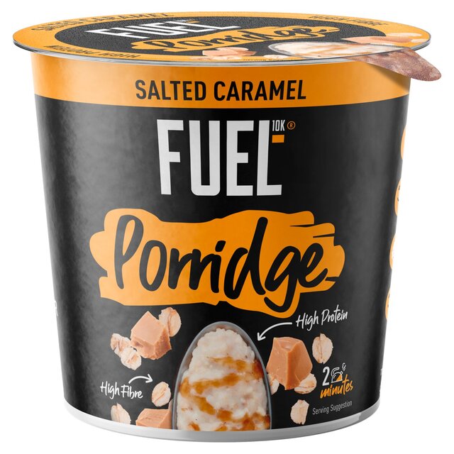 FUEL 10K High Protein Salted Caramel Porridge Oat Cereal Pot