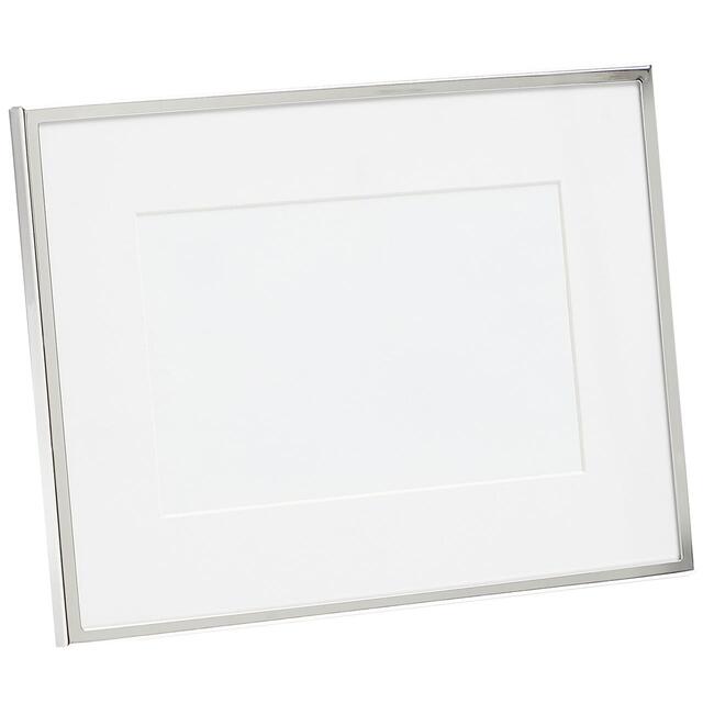 M&S Elegant Metal Photo Frame, Silver 4X6in thumbnail 2