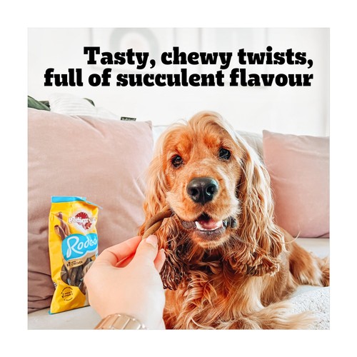 Pedigree Rodeo Duos Adult Dog Treats Chicken & Bacon thumbnail 6