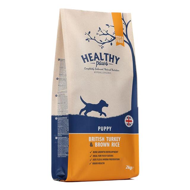 Healthy Paws British Turkey & Brown Rice Puppy Dog Food