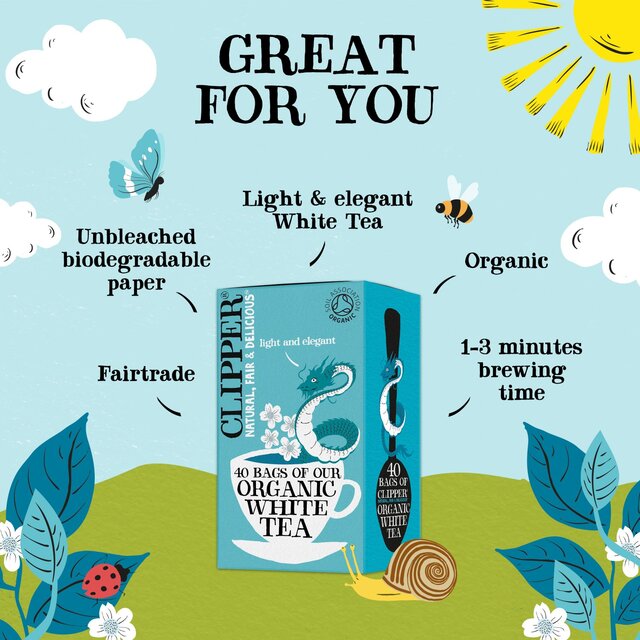 Clipper Organic & Fairtrade White Tea thumbnail 2