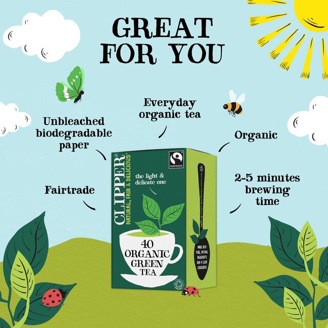 Clipper Organic & Fairtrade Green Tea thumbnail 3
